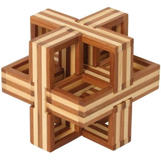 Bamboo Puzzle Cube D