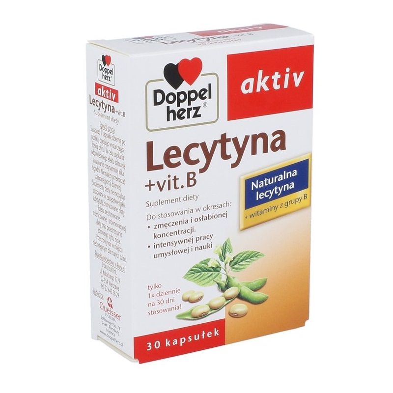Doppelherz Aktive Lecytyna + Witamina B 30 kaps.