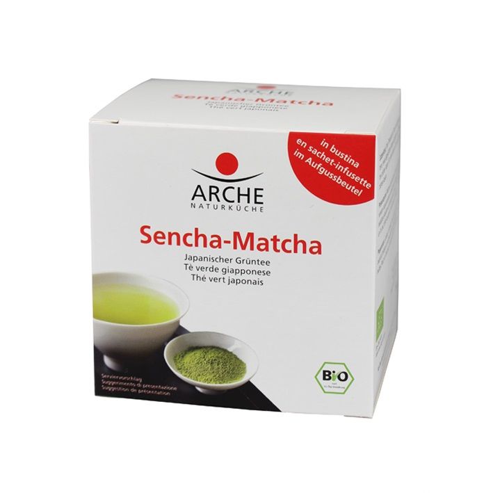 BIO Zielona herbata Sencha-Matcha 10 x 1,5 g ekspresowa Arche