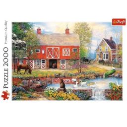 Puzzle 2000 Sielskie życie TREFL